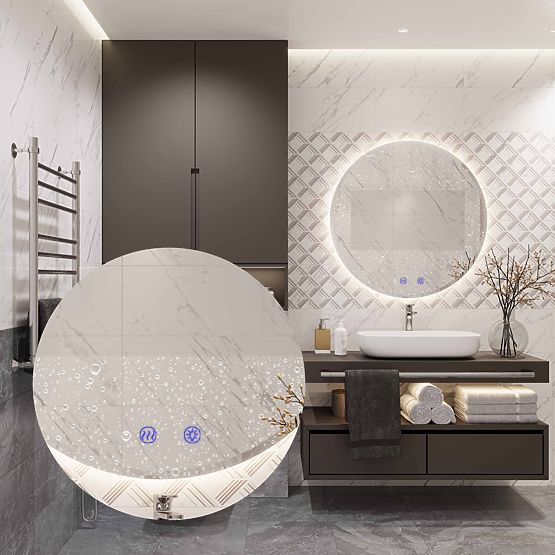 MIROIR MURAL LED 70cm HZJ070