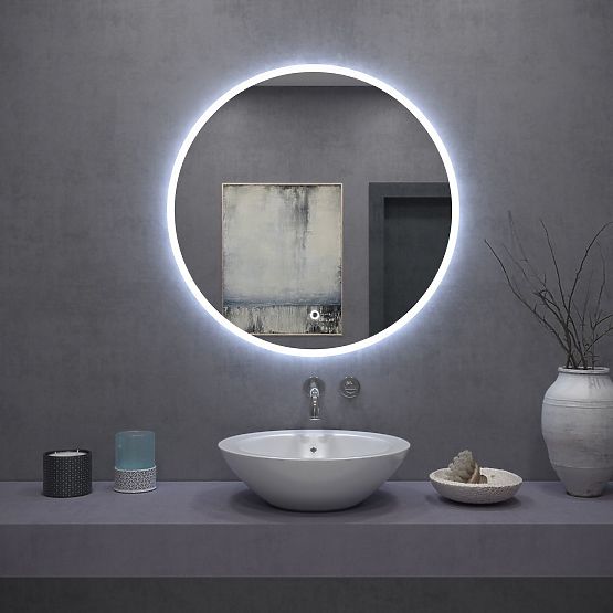 MIROIR MURAL LED 80cm FFJ80