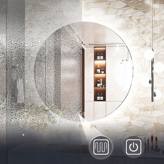 MIROIR MURAL LED 80cm HZJ080