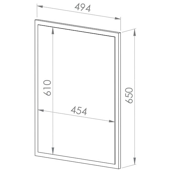 Miroir Nevio - chêne artisanal