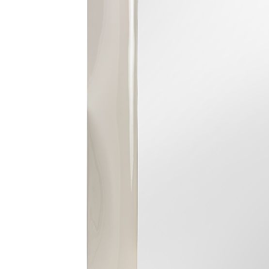Miroir rectangulaire Noelle 180x80 cm, beige clair, brillant