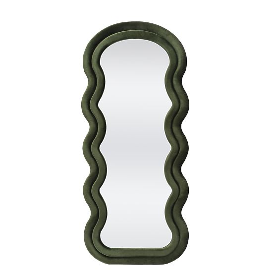 Miroir sur pied ou mural CONFETTO, olive (1p=1pc)