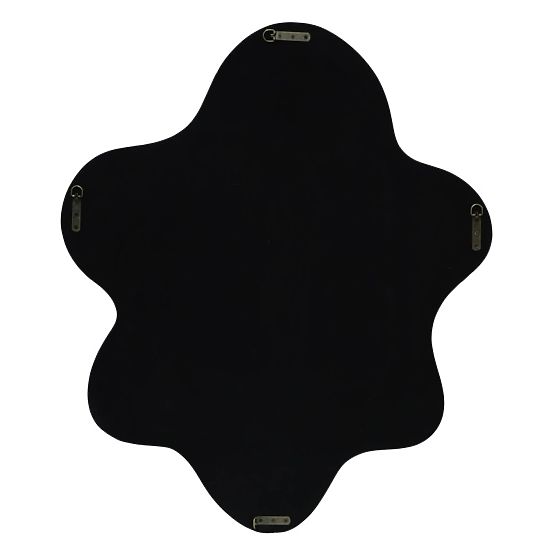 Miroir suspendu Izzi, irrégulier, vert clair, brillant