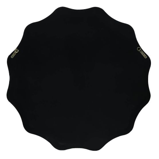 Miroir suspendu Luppo, vert-gris, brillant