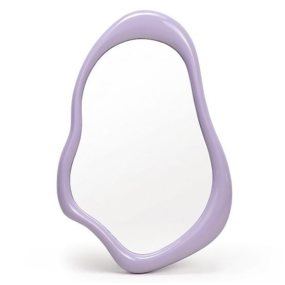 Miroir suspendu Maluma, lilas, brillant