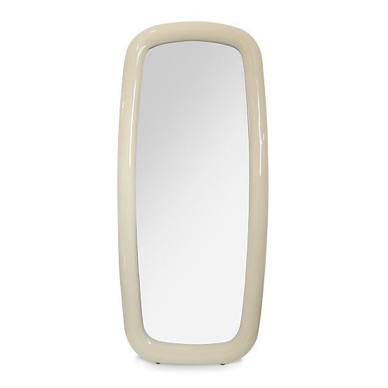 Miroir Uva, 180x80 cm, beige clair, brillant