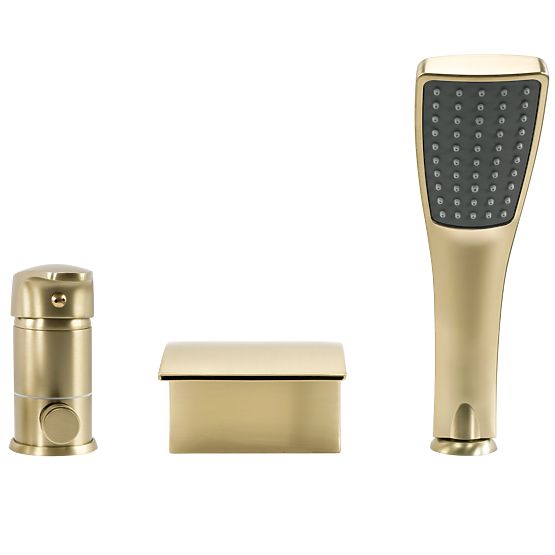 Mitigeur de baignoire Rea Riven or brossé