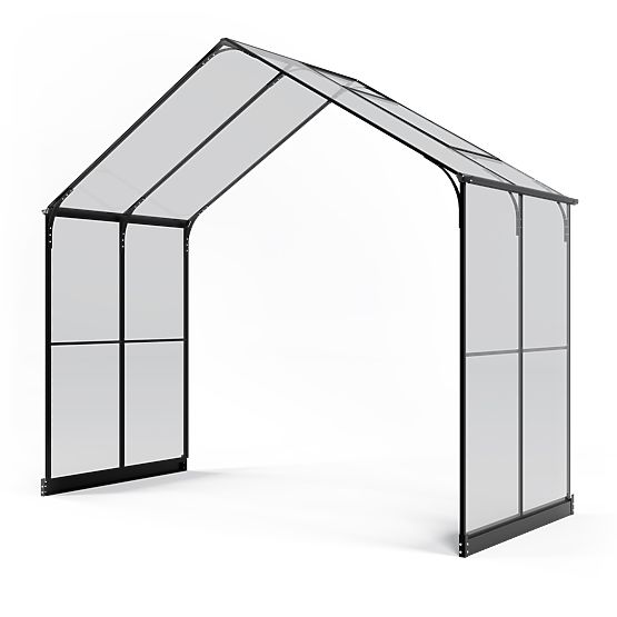 Module d'extension pour serre de jardin Royal Green Standard, 4,1 m², verre trempé 4 mm, aluminium