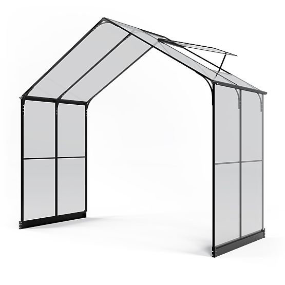 Module d'extension pour serre de jardin Royal Green Standard, 4,1 m², verre trempé 4 mm, aluminium