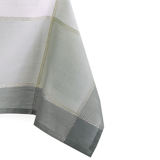 Nappe LAVAL couleur blanche motif lisse classique 140x220 ameliahome