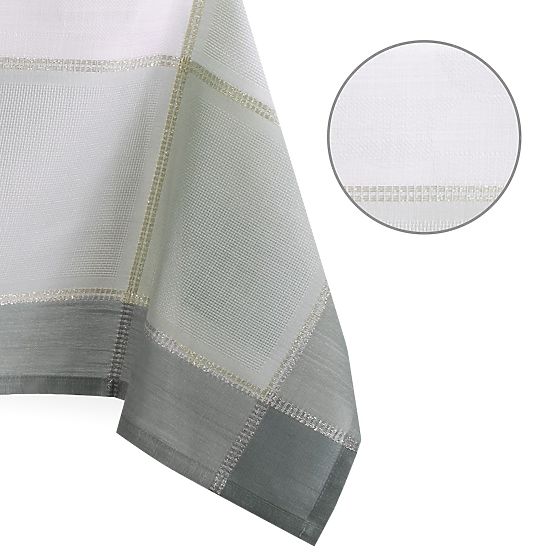 Nappe LAVAL couleur blanche motif lisse classique 30x160 ameliahome
