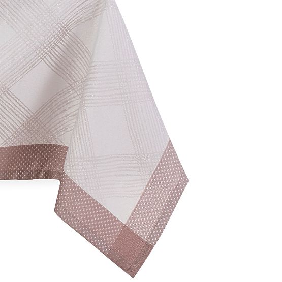 Nappe MILLUZA crème métallisée motif classique 110x160 ameliahome