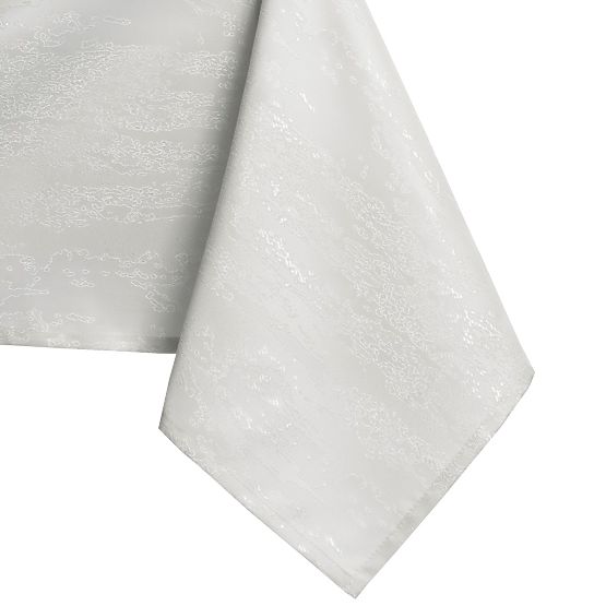 Nappe VESTA couleur crème motif moderne embossé 30x140 ameliahome