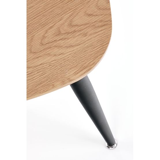 NICEA 2, ensemble de 2 tables en chêne doré/noir