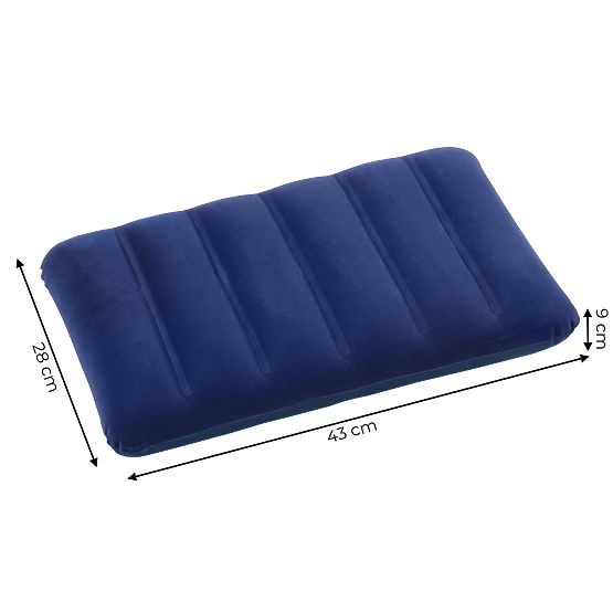 Oreiller GONFLABLE EN VELOURS INTEX 68672 Matelas