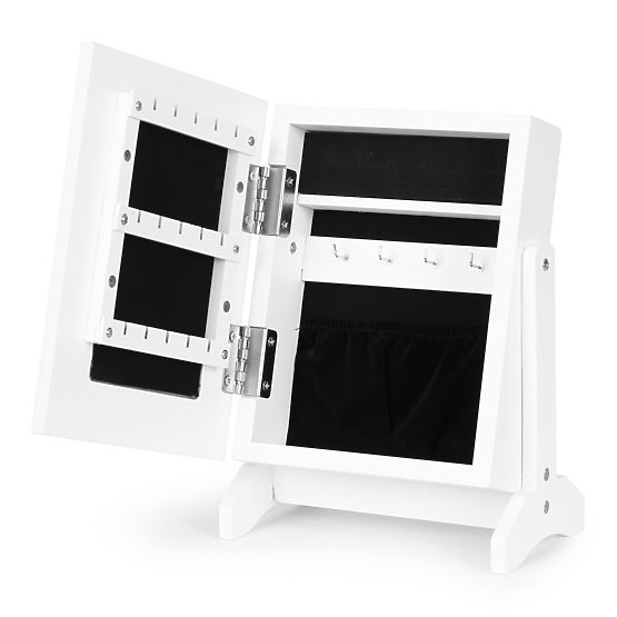 Organisateur boîte à bijoux avec miroir ModernHome