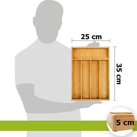 Organisateur de couverts en bambou GAEL