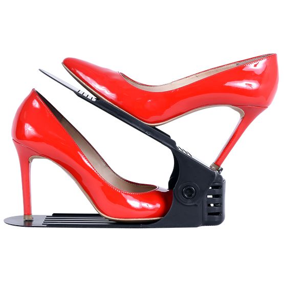 Organisateur réglable support de rangement pour chaussures noir