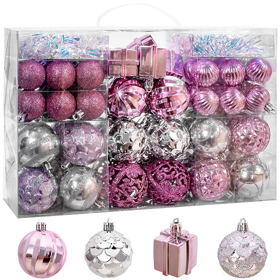 ORNEMENTS DE NOËL MIX 72PCS 311435