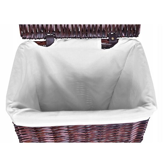 Panier en osier 72L 40x30x60 cm marron