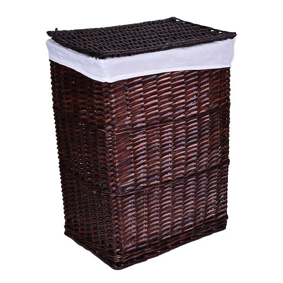 Panier en osier marron 114 L