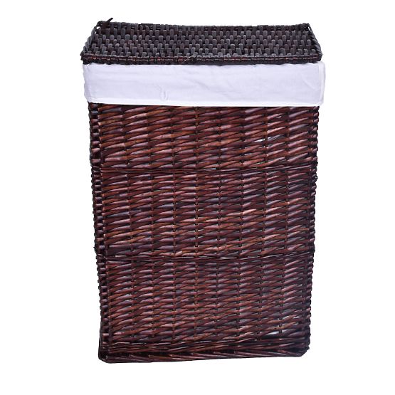 Panier en osier marron 114 L