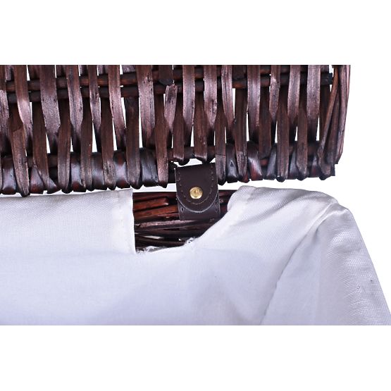 Panier en osier marron 114 L