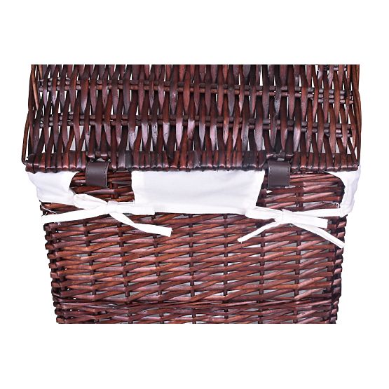 Panier en osier marron 114 L