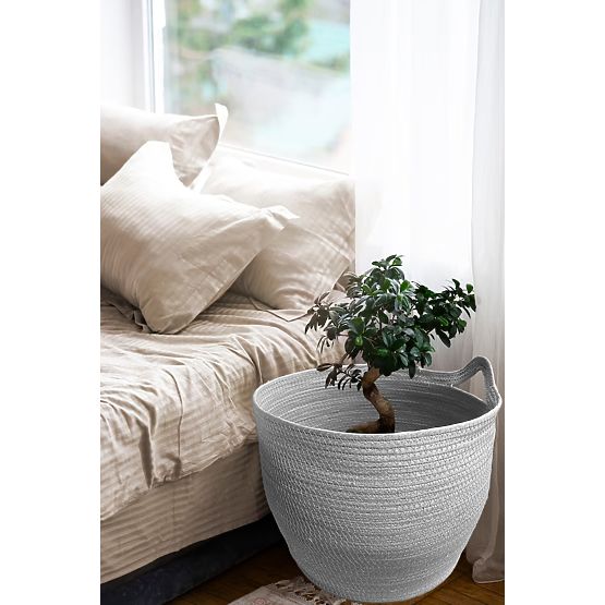 Paniers naturels BOHO - ensemble de 3 pièces