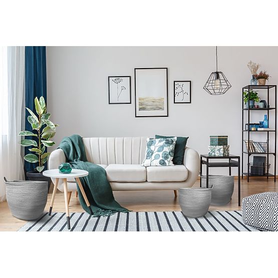 Paniers naturels BOHO - ensemble de 3 pièces