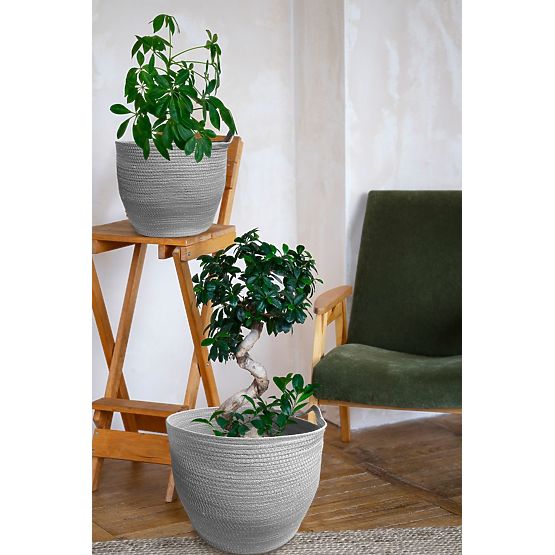 Paniers naturels BOHO - ensemble de 3 pièces