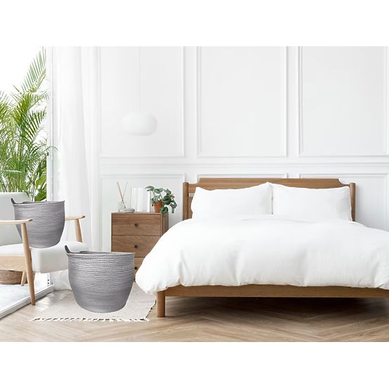 Paniers naturels BOHO - ensemble de 3 pièces