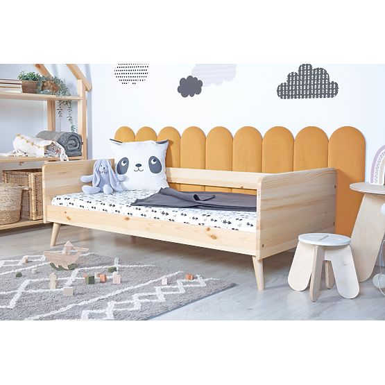 Panneau rembourré Arc - moutarde