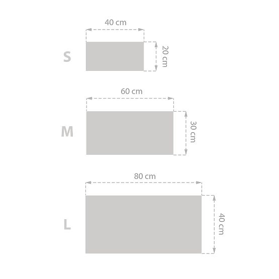 Panneau rembourré Klasic - argenté