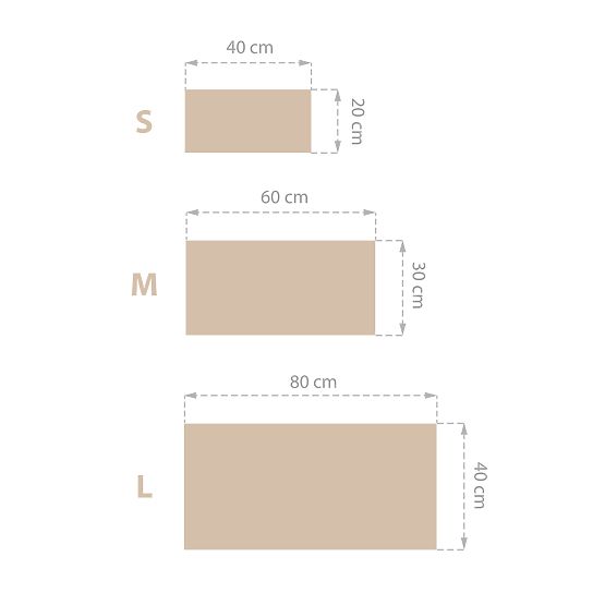 Panneau rembourré Classique - beige
