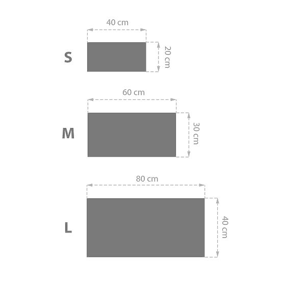 Panneau rembourré Classique - graphite