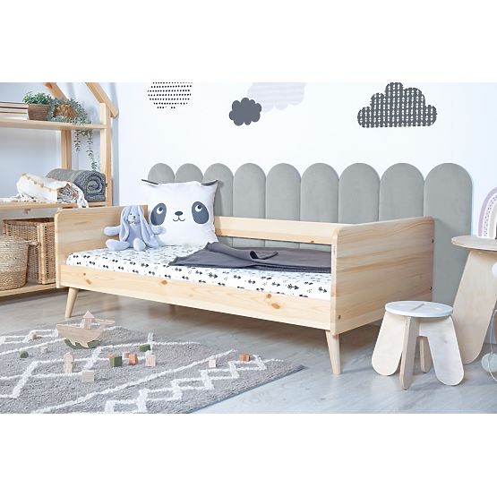 Panneau capitonné Arc - gris