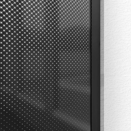 Paroi de douche Rea Aero Ombre Noire 110