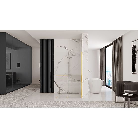 Paroi de douche Rea Cortis GOLD 120