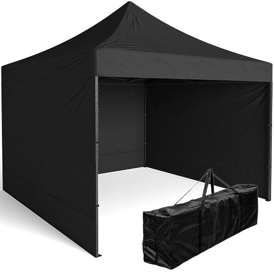 Pavillon commercial express 3x3 m noir
