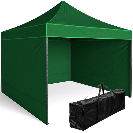 Pavillon commercial express 3x3 m vert