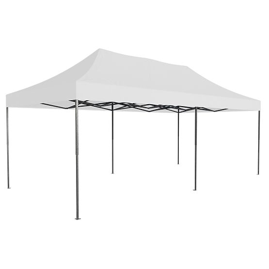 Pavillon commercial express - 3x6 m - blanc