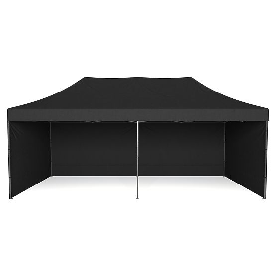 Pavillon commercial express - 3x6 m - noir