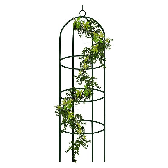 Pergola en métal poteau vert foncé 190 cm