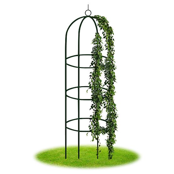 Pergola en métal poteau vert foncé 190 cm