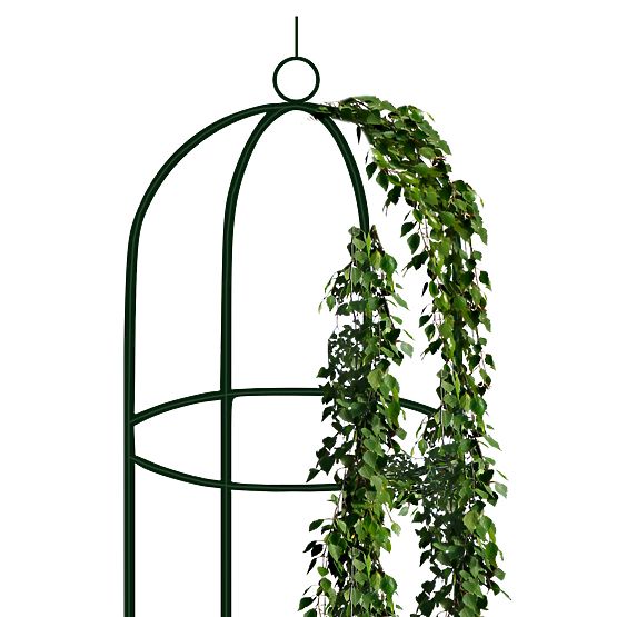 Pergola en métal poteau vert foncé 190 cm
