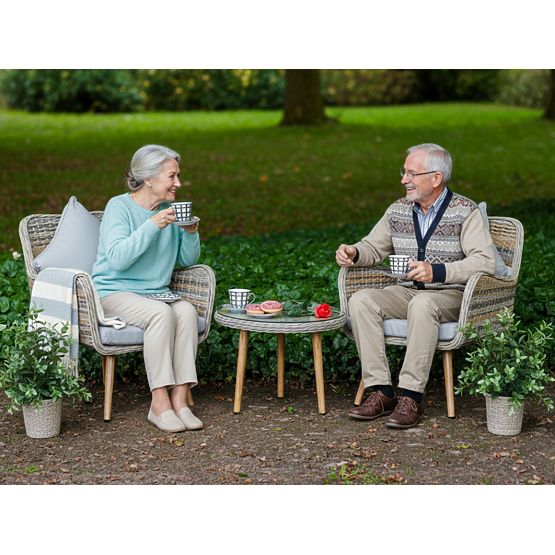 Petit ensemble de balcon en technorattan BELICCO