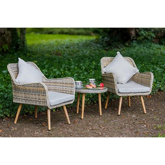 Petit ensemble de balcon en technorattan BELICCO