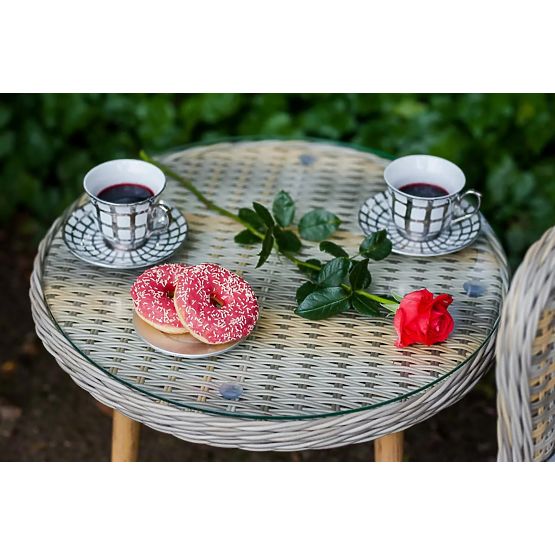 Petit ensemble de balcon en technorattan BELICCO