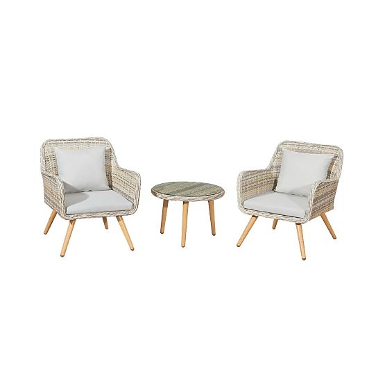 Petit ensemble de balcon en technorattan BELICCO